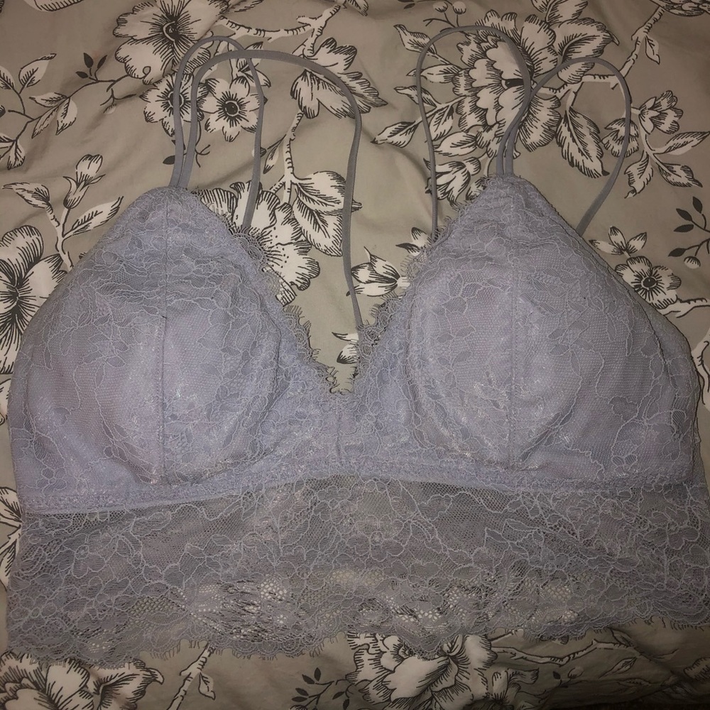 Blue bralette